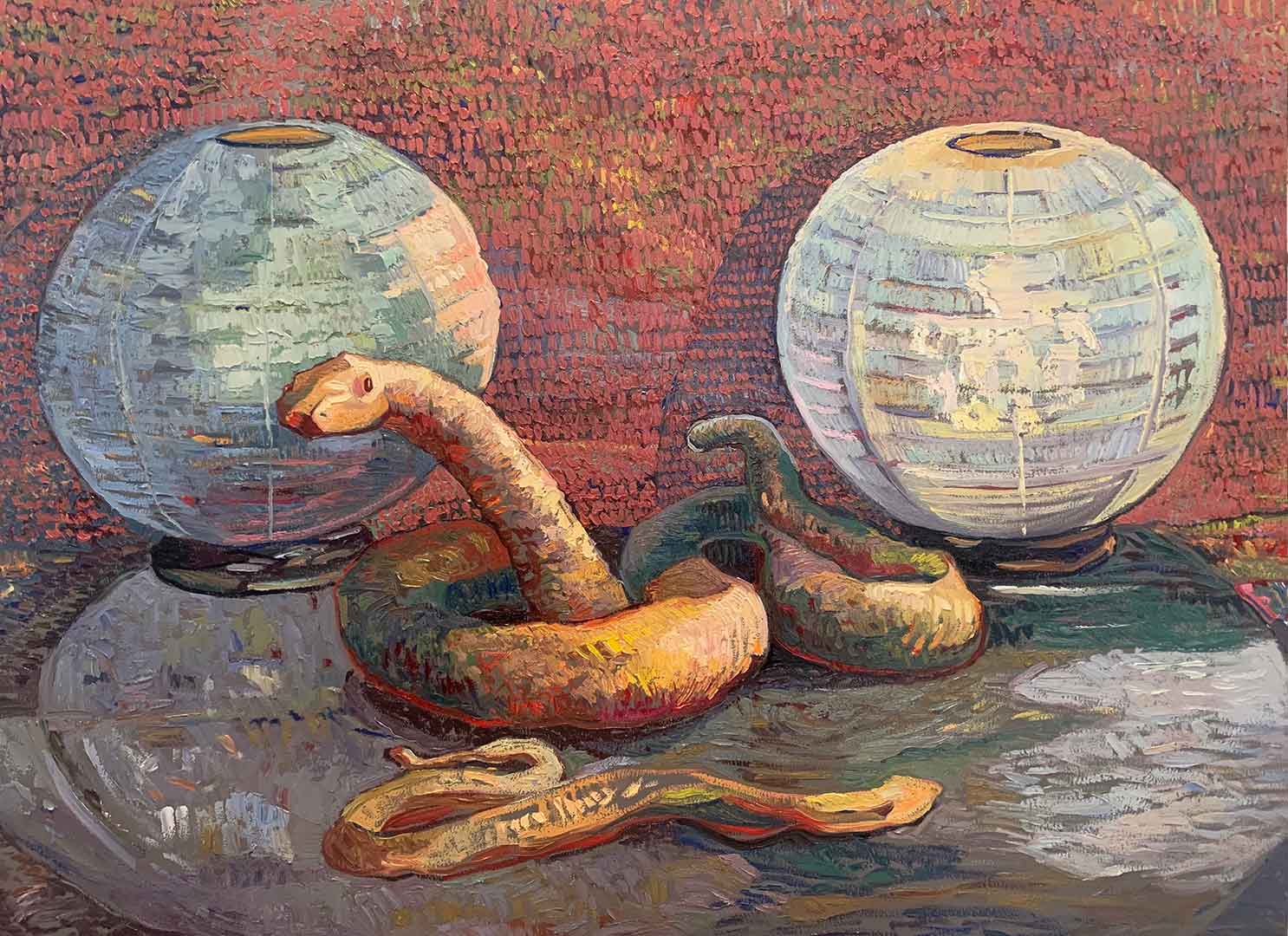 Metra Mitchell artwork Serpentine Figures