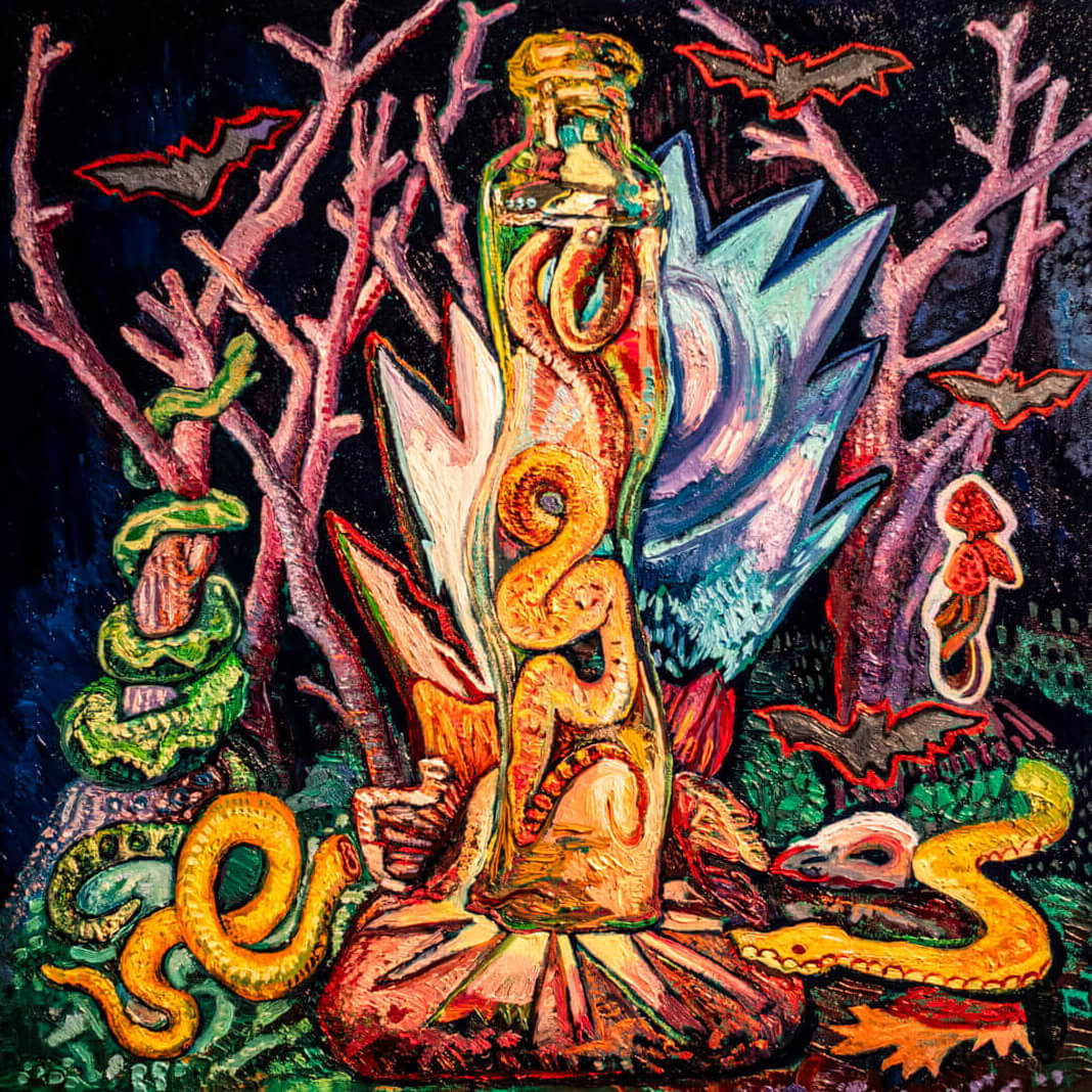 Metra Mitchell Artwork Snake Oil Painting