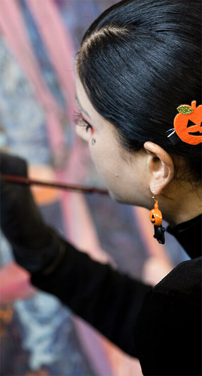 Metra Mitchell painting