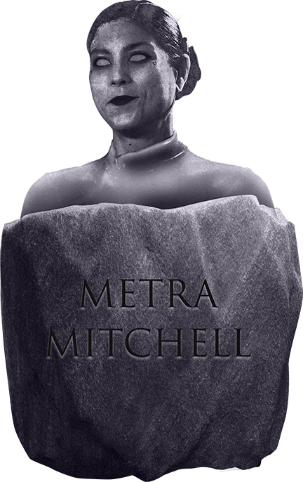 Metra Mitchell headstone