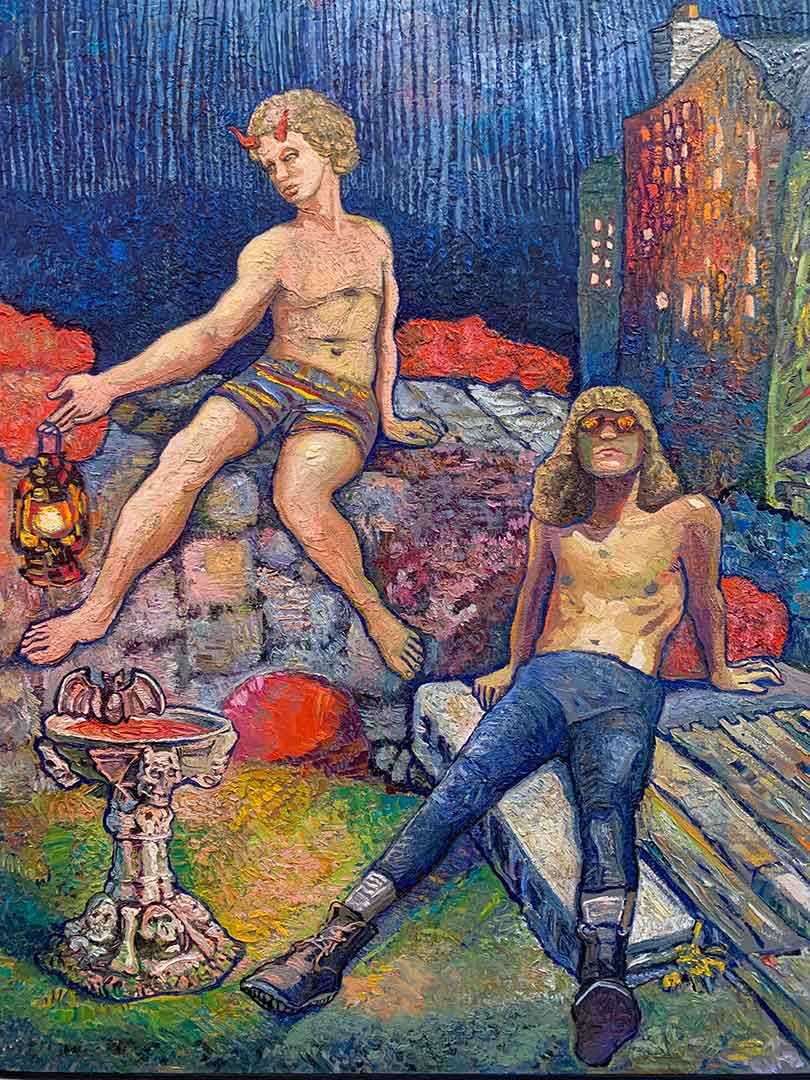 Metra Mitchell art Midnight Oil