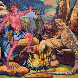Metra Mitchell Artwork Lizard of Love