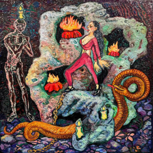 Metra Mitchell Artwork Ancient Wisdom Painting