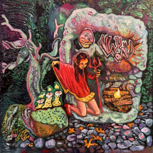 Metra Mitchell Artwork Tricky Little Devil Painting